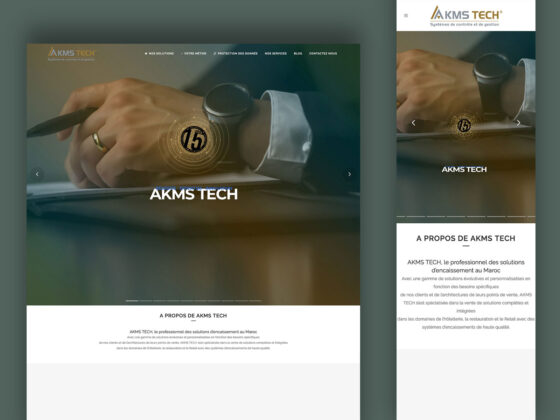 akmstech e commerce site web realisation 2020